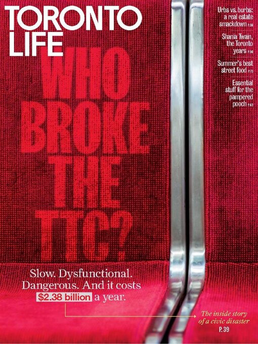 Title details for Toronto Life by St. Joseph Communications - Available